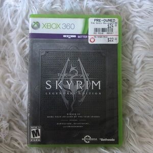 xbox 360 skyrim game